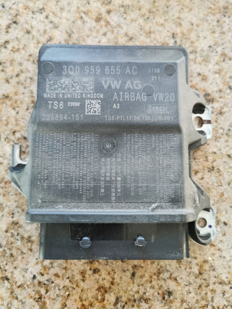 фото №1, Moudł датчик подушка безопасности seat leon iii 5f cupra 3q0959655ac