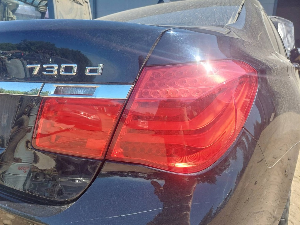 фото №7, Kompletny задня bmw f01 – кришка багажника, лампи, бампер, підсилювач, напрямні bmw f01