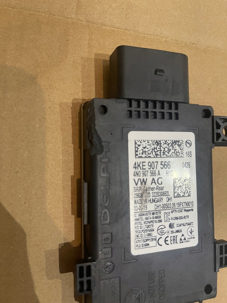 фото №3, Audi радар модуль асистент поперечина руху 4ke907566