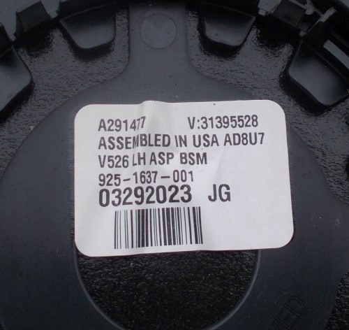 фото №3, Volvo xc90 ii 2014- левый вкладыш фотохромный+ ассистент оригинал