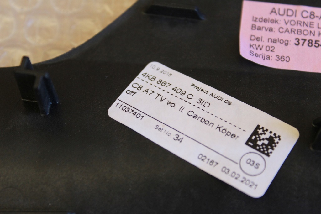 фото №15, Dekor декоры дверь карбон 3id audi a7 rs7 4k c8