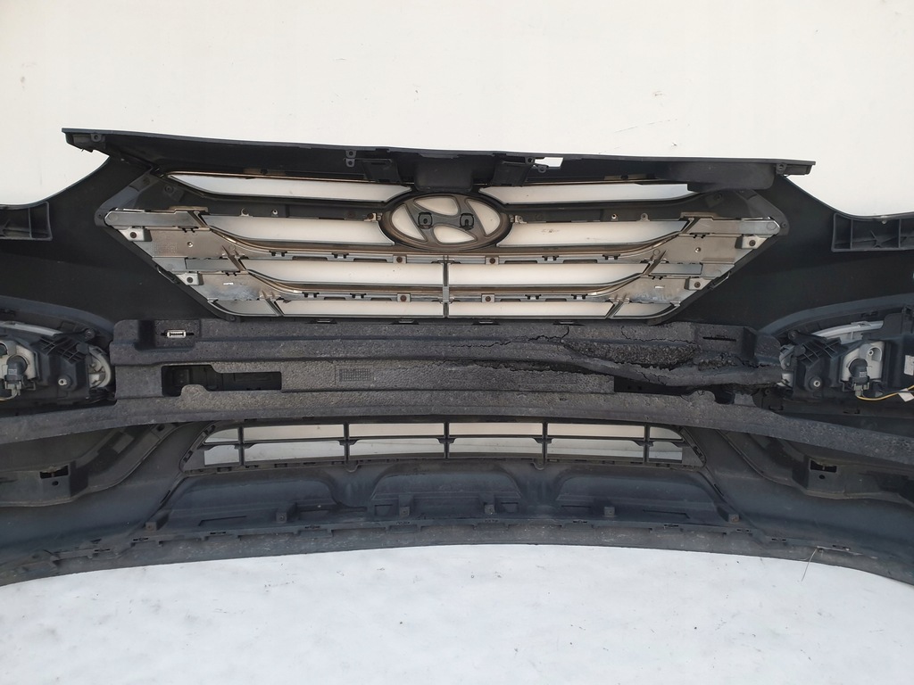 фото №9, Hyundai santa fe iii 12-15 бампер перед передний led омыватель