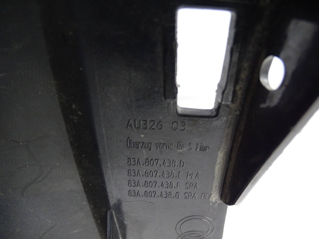 Бампер перед передній audi q3 83a s-line Оригінал