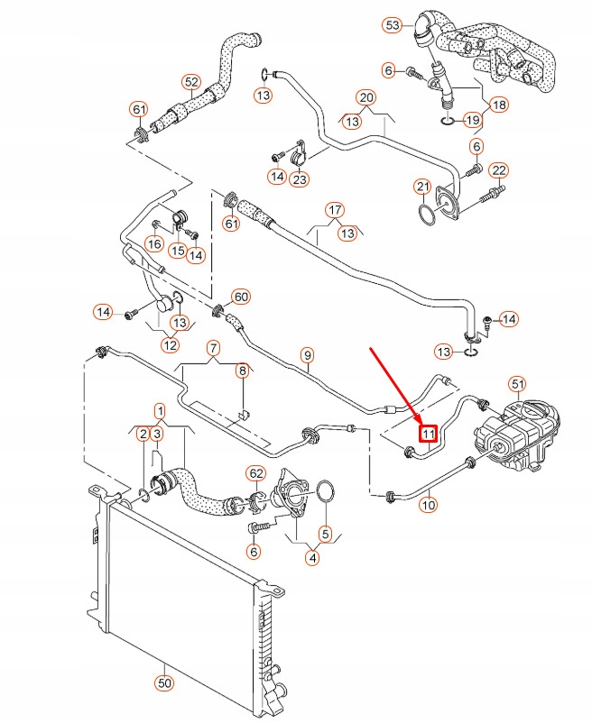 фото №7, New audi a6 c7 cooling система rear left вентиляційний клапан line 4g0121081cs original