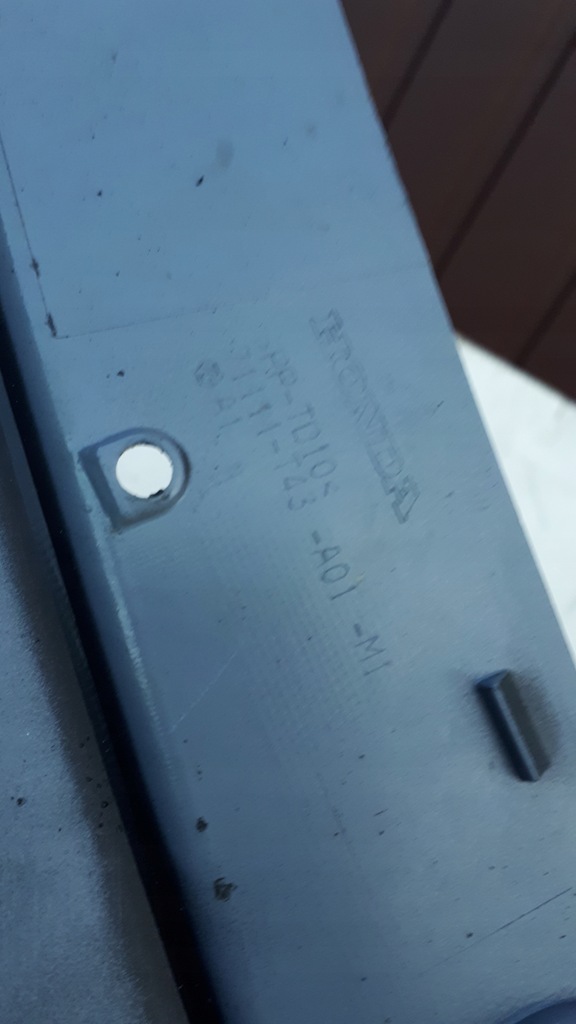 фото №9, Honda civic xi 22- накладка бампера передняя накладка 71111-t43-a01-m1