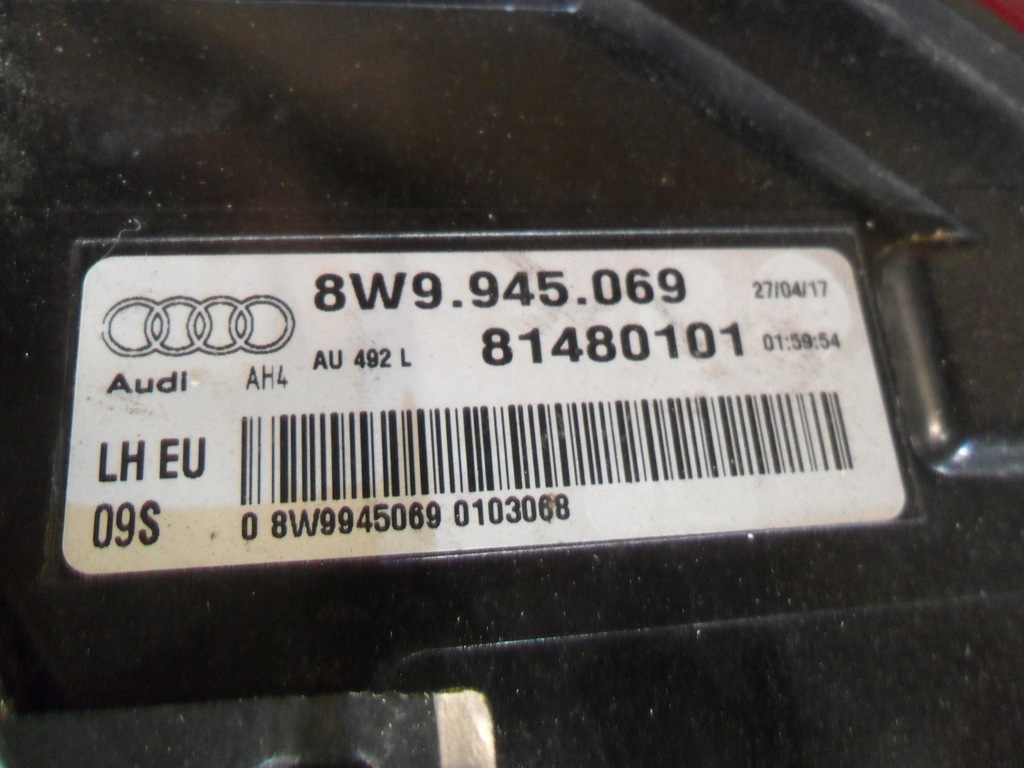 фото №14, Audi a4 b9 лампа задня ліва 8w9945069
