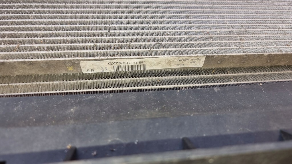 фото №11, Jaguar xe x760 xf x260 2.0d радіатор wody кондиціонер корпус комплект радіатор