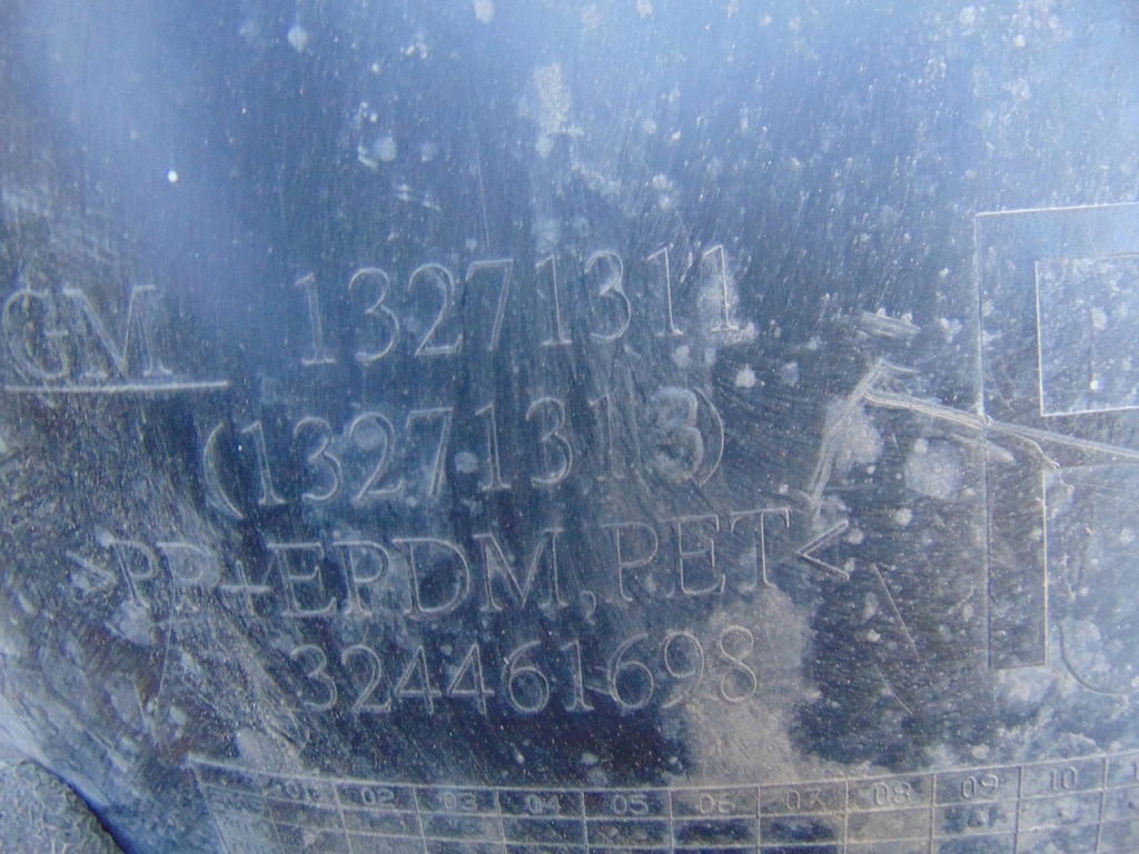 фото №11, Подкрылок правый перед opel astra j iv 13271311