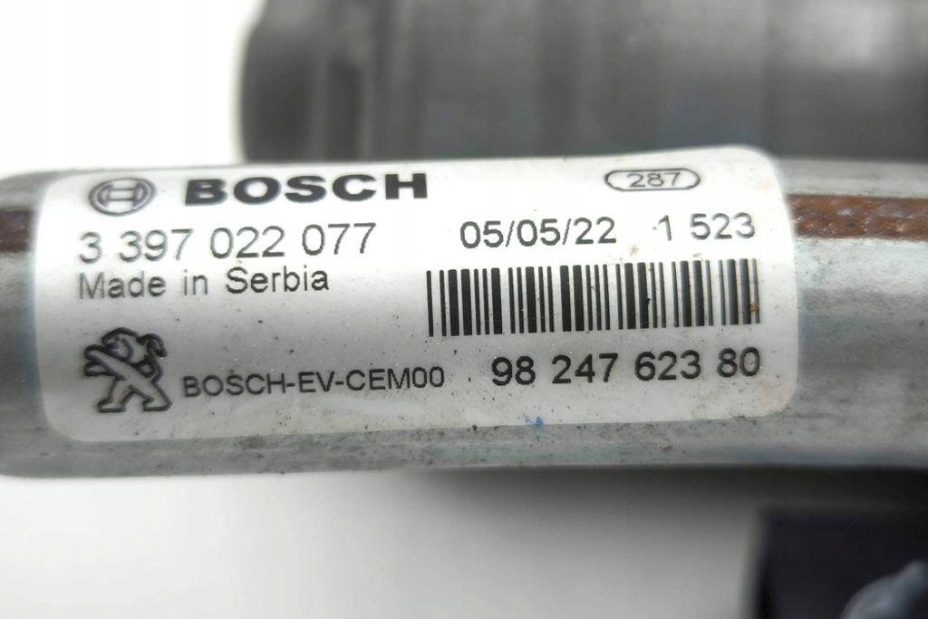 фото №9, Механизм передних окон citroën berlingo k9 3397022077 1.6l 2022