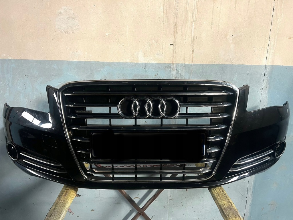 фото №1, Audi a8 d4 бампер kompletny радари камера