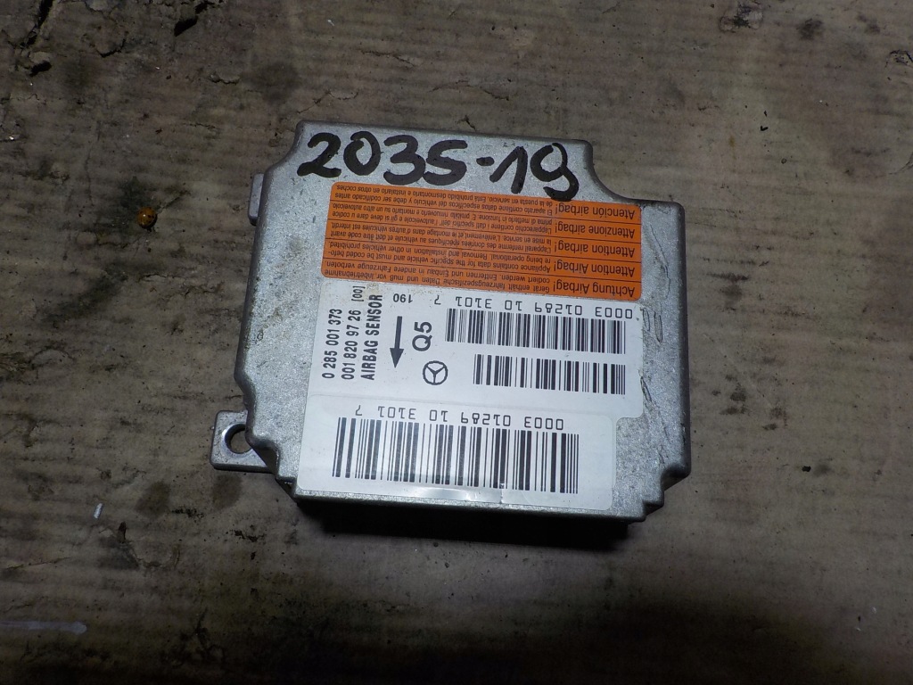 фото №1, Mercedes c klasa w203 2.2d модуль подушка безпеки 0285001373