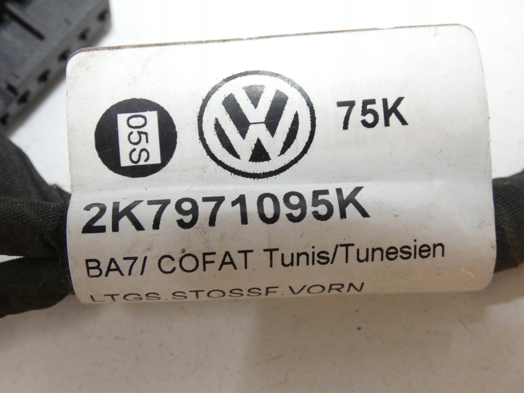 фото №11, Джгут електропроводка бампера volkswagen caddy 2k7