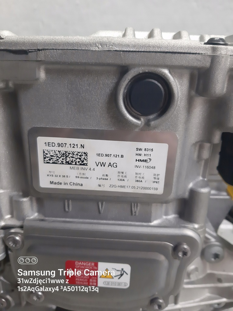 фото №10, Vw id3 id4 etron двигатель электрический 1ed907121n