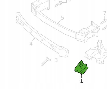 Купить Правый направляющая бампера volvo xc40 ex40 c40 ec40 2018- 32341535 оригинальный номер