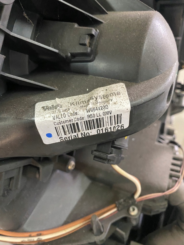 фото №4, Mini one coupeer r50 r52 r53 отопитель воздуходувка