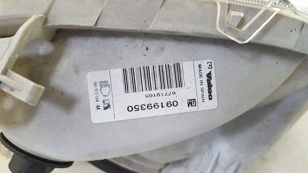 фото №5, Лампа перед передня ліва 09189350 opel agilla