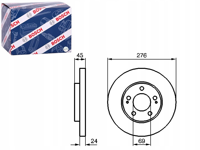 фото №1, Гальмівні диски гальмівні 2szt. перед mitsubishi eclipse iii outlander i space