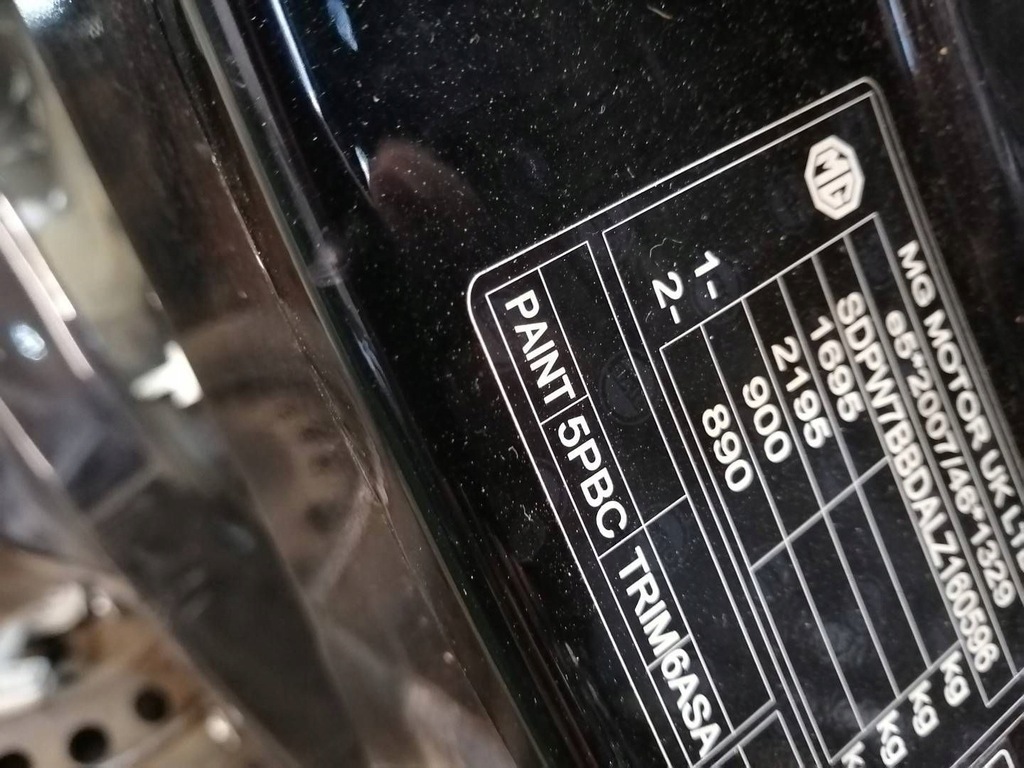 фото №6, Двері праве задні задня mg zs лак 5pbc