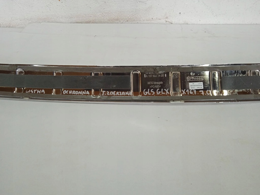 фото №10, Молдинг хром бампера кришки задня mercedes-benz gls glx