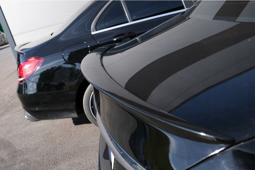 фото №12, Спойлер спойлер na кришка mercedes w205 sedan 14-21 amg look чорний блиск abs