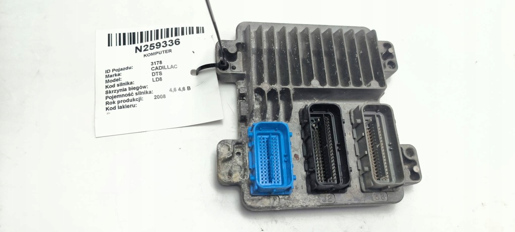 фото №1, Бортовий комп'ютер двигуна ecu 12607096 4.6 cadillac dts