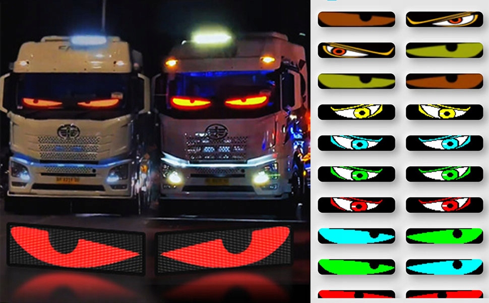 фото №5, 2x лампа автомобильная ремень led 10x38cm diabelskie глаза led глаза грузовика