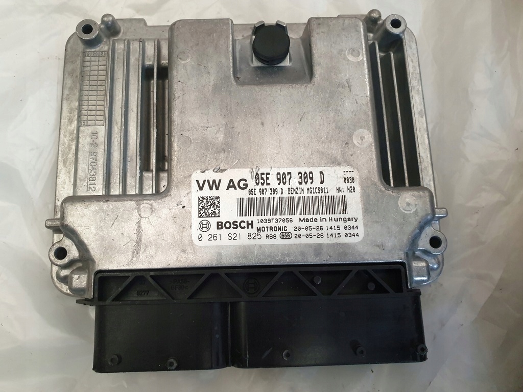 фото №1, Блок керування бортовий комп'ютер двигуна vw 05e907309d