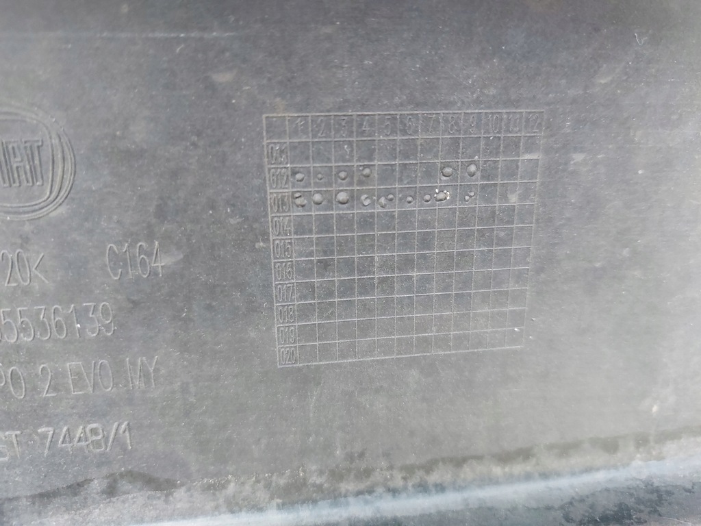 фото №16, Бампер передній перед fiat grande punto evo lift 13r niebieski