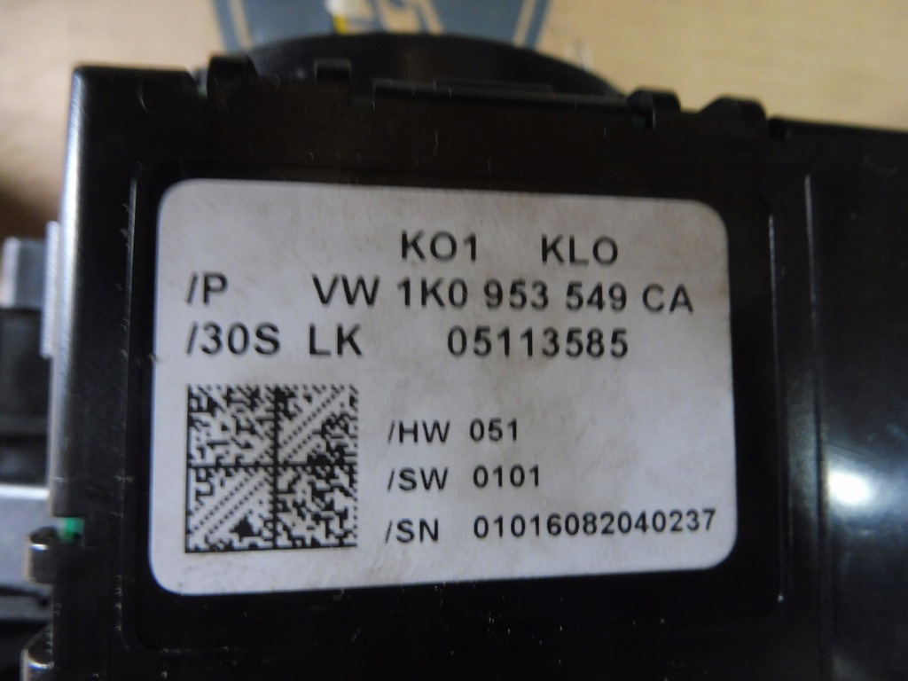 фото №10, Vw golf v колонка рулевая переключатель комбинированный 1k0953549ca 1k1419502ab