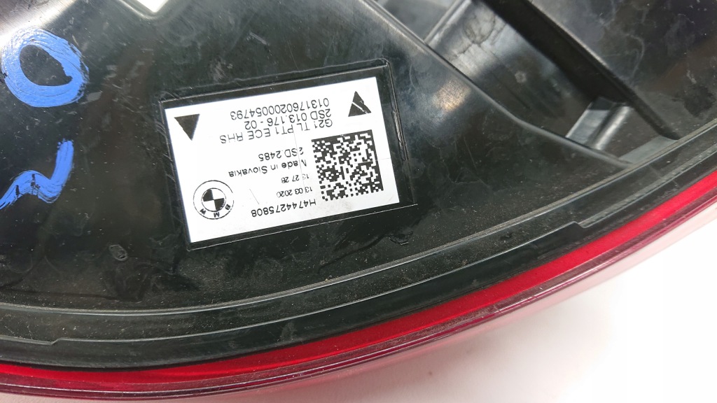 фото №8, Bmw 3 g20 g21 kombi led лампа права задня задня