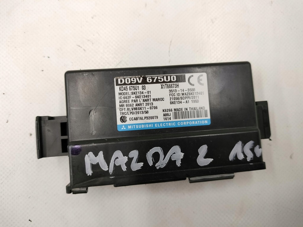 фото №1, Модуль блок управления замка keyless mazda 2 iii 1.5 19r