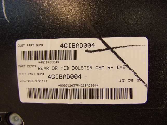 фото №6, Jeep compass ii 17- обшивка дверь правый задняя