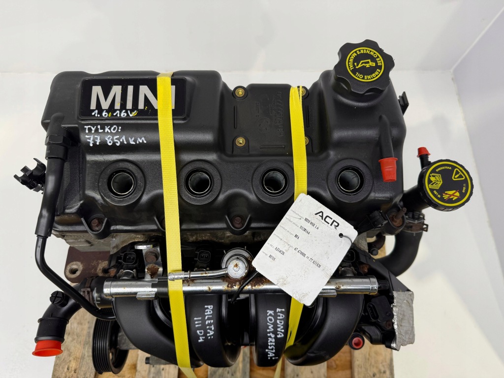 Двигун mini one r50 r52 r53 1.6 16v 90km w10b16a w10b16d бензин 79tyś Оригінал