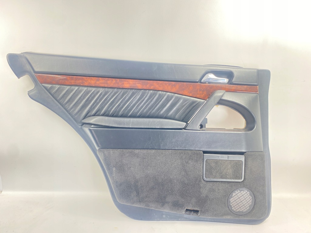 фото №1, Обшивка двері лівий задній задня mercedes w140 se чорний комплект bdb