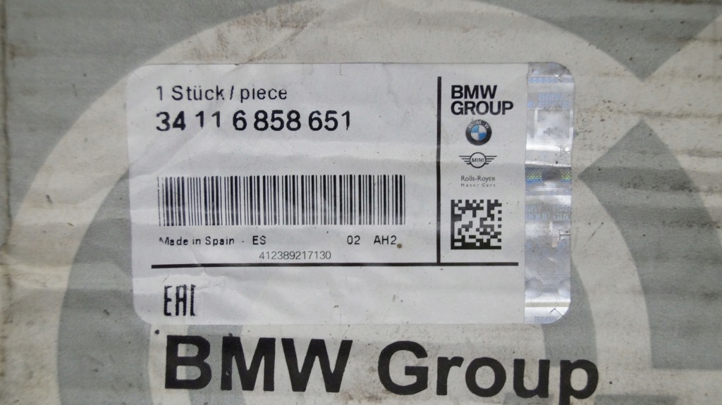 Mini r56 r57 диск тормозная 34116858651 в Украине