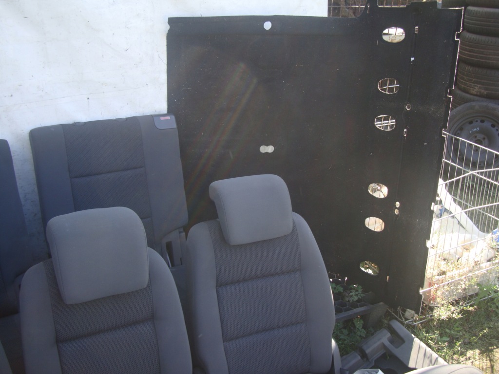 Сидіння заднє сидіння 7 осіб обшивки ремені перехідник van vw touran i lift 10-15 в Україні