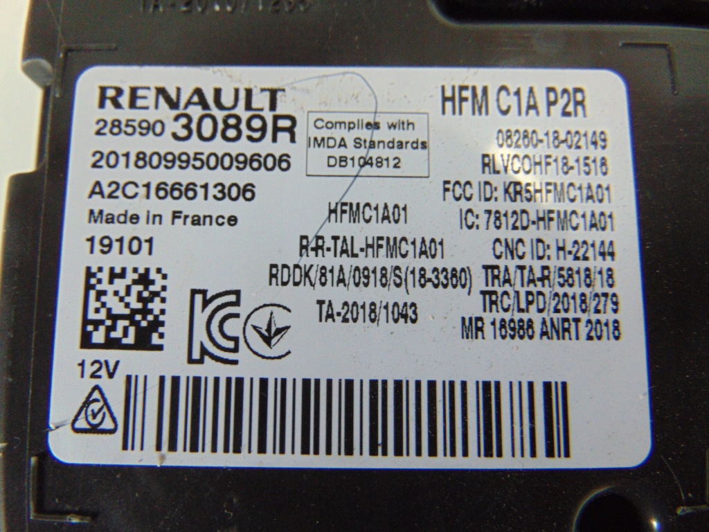 фото №2, Модуль блок керування 285903089r renault talisman lift