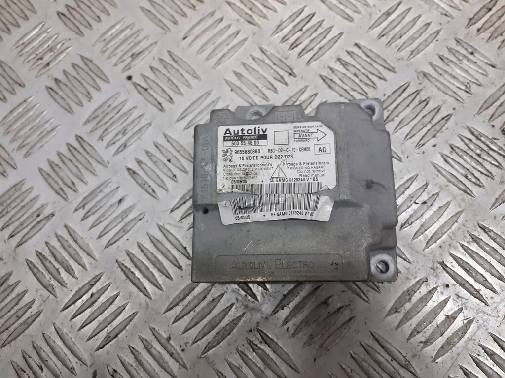 фото №1, Модуль подушка безопасности peugeot 407 9655880880
