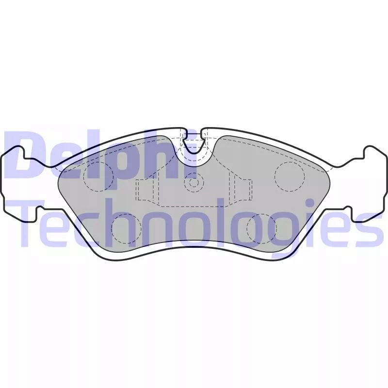 Купить Тормозные колодки ham.delphi lp585 opel astra/vectra gdb3116,gdb951