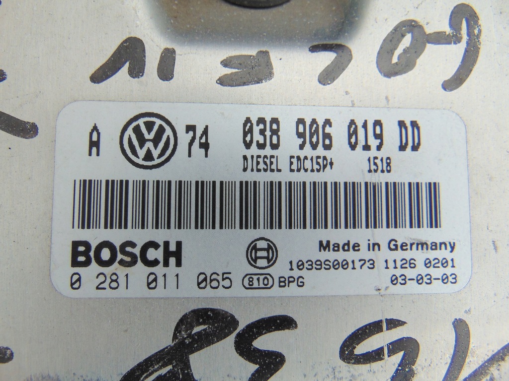 фото №8, Набір стартовий vw golf 4 iv 1.9tdi