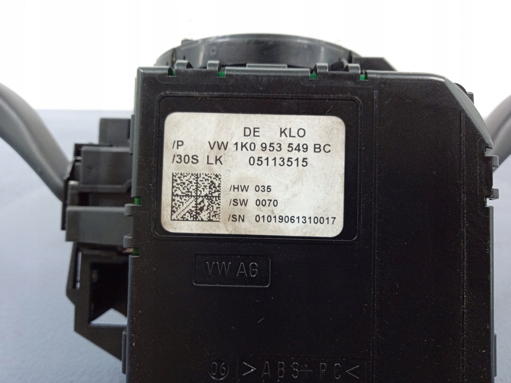 фото №7, Vw golf v переключатель комбинированный лента 1k0953503dt