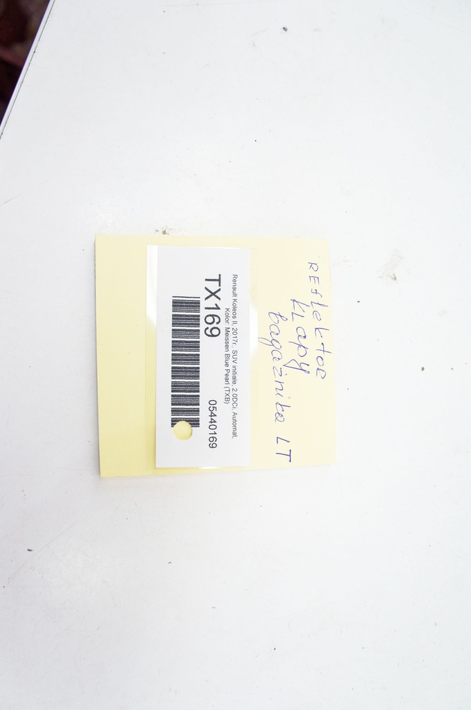 фото №8, Tx169 renault koleos ii лампа лівий задня 265550524r l90065870 a050854