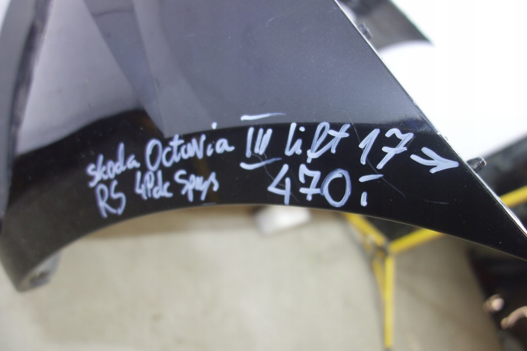 фото №11, Бампер перед skoda octavia iii rs lift 17- 4pdc омыватель 5e0807221aa