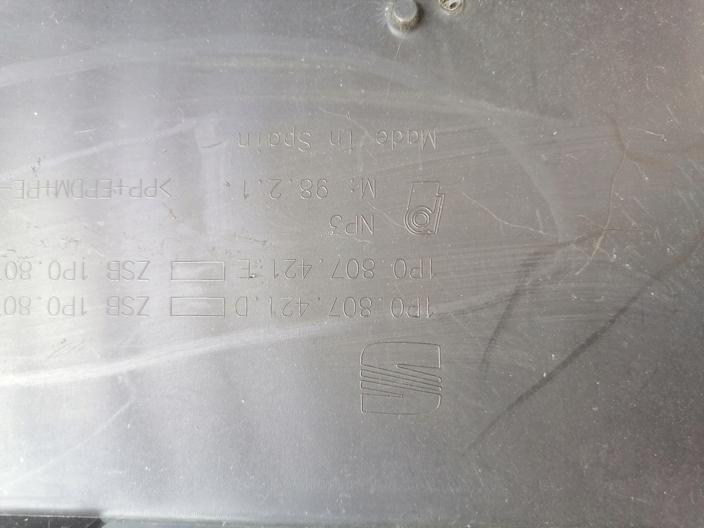 фото №10, Бампер задняя seat leon ii lift 09-12 1p0807421d