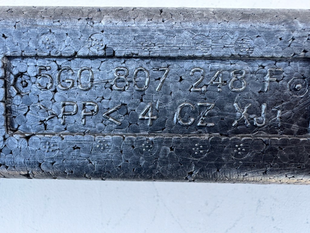 фото №14, Vw golf vii 7 12-17r абсорбер пена бампера перед передняя 5g0807248