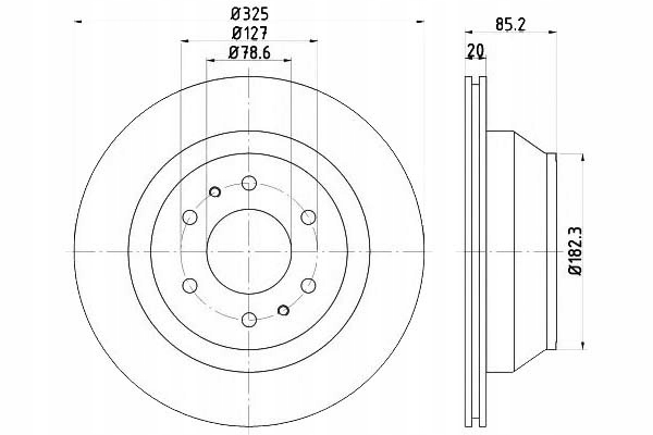фото №1, Textar гальмівні диски гальмівні 2szt isuzu задня ascender 4,