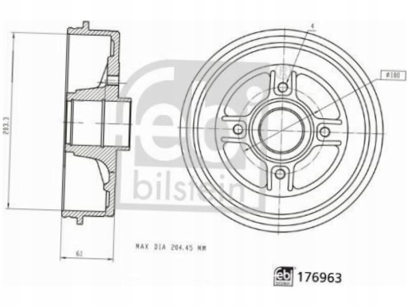фото №2, Гальмівні барабани гальмівні renault logan i 1.6 04-