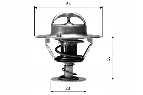 фото №1, Gates th04282g1 термостат, середина охлаждающий