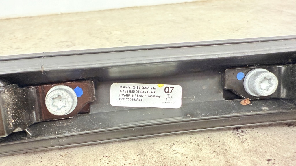 фото №7, Mercedes w156 gla рейлинги кровельные левый правый чёрные комплект a1568900193