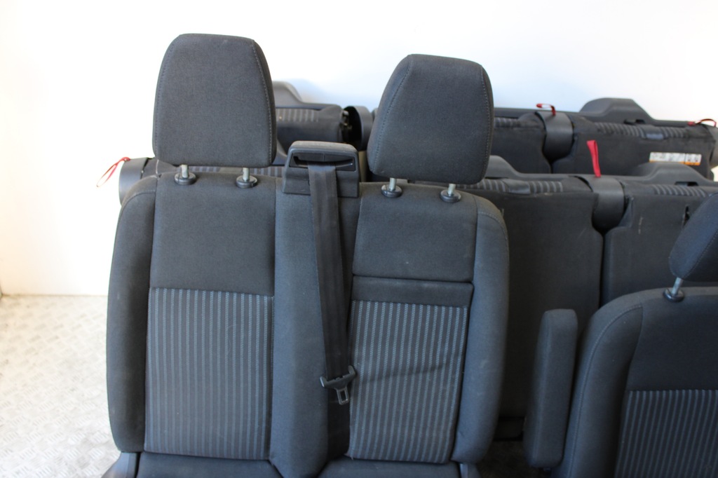 фото №2, Сиденья салон обивка 9 человек пассажирский ford transit custom